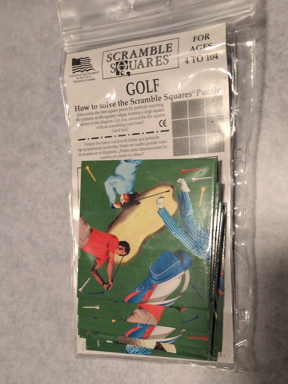 Scramble Squares Golf Puzzle